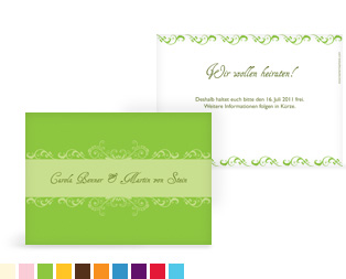 Save-the-Date Karte „Klassik“