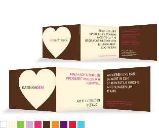 Hochzeitseinladung „Großherzig“