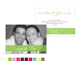 Save-the-Date Karte „Bildreich“