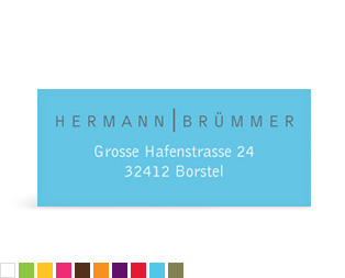 Adressaufkleber "Freiraum"