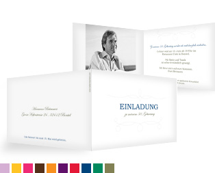 Einladungskarte "Feinart"