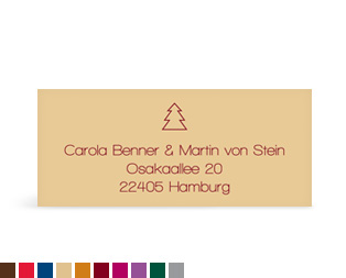 Adressaufkleber „Symbolisch“