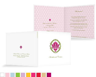 Einladungskarte Hochzeit "Barock"