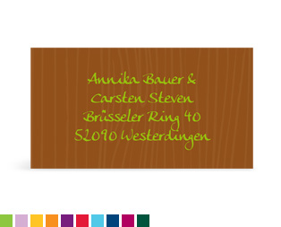 Empfängeraufkleber "Zünftig"