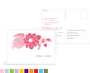 Antwortkarte "Camelia"