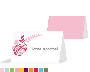 Tischkarten "Camelia"
