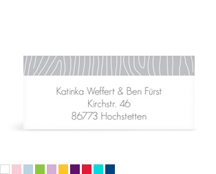 Absenderaufkleber "Grove"