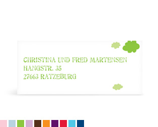 Adressaufkleber "Eisenbahn"