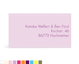 Empfängeraufkleber "Schmetterling"