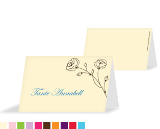 Tischkarten Hochzeit „Roses“
