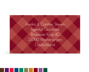Empfängeraufkleber „Geschenk“