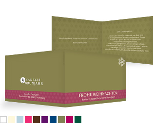 Weihnachtskarten „Schneeflocke“