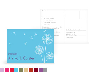 Antwortkarten "Pusteblume"