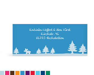 Adressaufkleber "Elch"