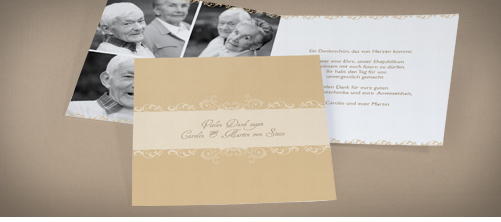 gold hochzeit karten