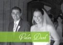 Dankeskarte Hochzeit "Bildreich"