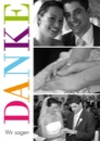 Dankeskarten Hochzeit "LOVE"