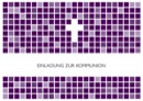 Konfirmationseinladung „Mosaik“