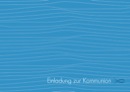 Kommunionseinladung "Wellen"