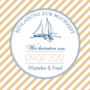 Hochzeitseinladung "Maritim"