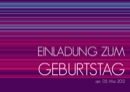 Einladung zum Geburtstag "Stripes"