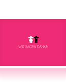 Dankeskarte Hochzeit „Mann & Frau“