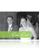 Dankeskarte Hochzeit "Bildreich"