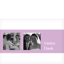 Dankeskarte Hochzeit "Farbklar"