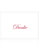 Dankeskarte Hochzeit "Schriftlich"