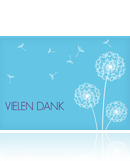 Hochzeitsdanksagung "Pusteblume"