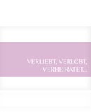 Hochzeitseinladung „Blattzart“