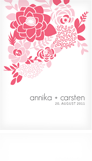 Hochzeitseinladung „Camelia“