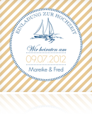 Hochzeitseinladungen "Maritim"