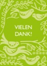 Dankeskarte Kommunion "Birdsong"