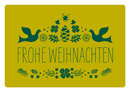 Weihnachtskarte "Vogelweihnacht"