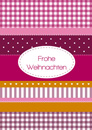 Weihnachtskarte „Patchwork“
