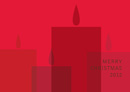 Weihnachtskarte "Kerzen"