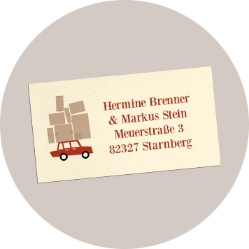 Empfaengeraufkleber