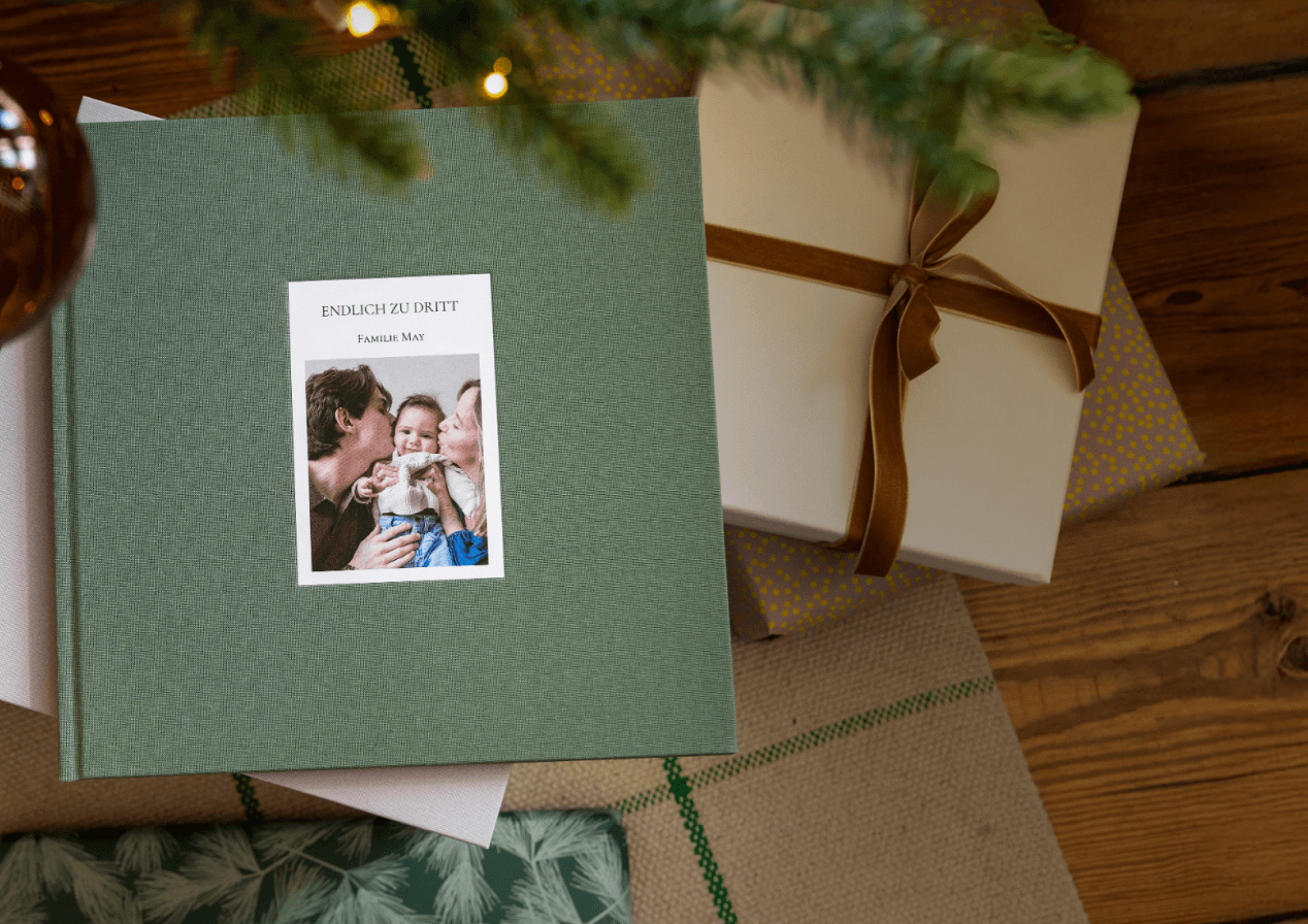 Fotobuch mit Stoffeinband