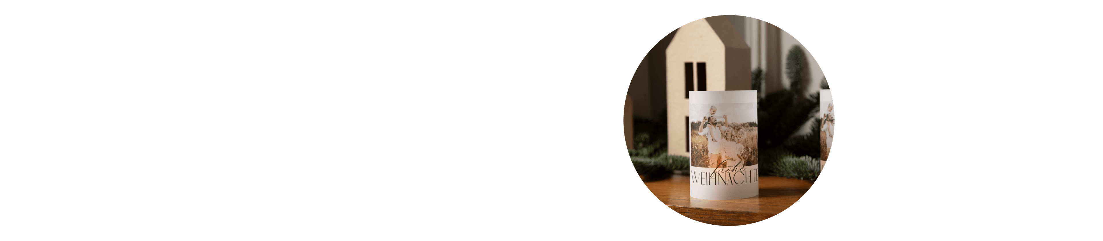 Windlicht für Weihnachten
