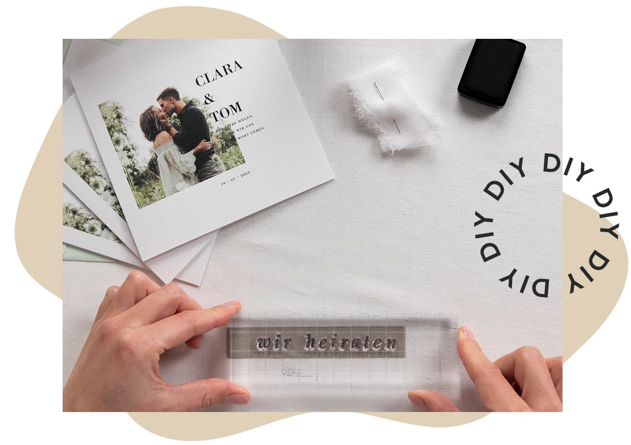 Inspiration DIY-Hochzeitseinladungen