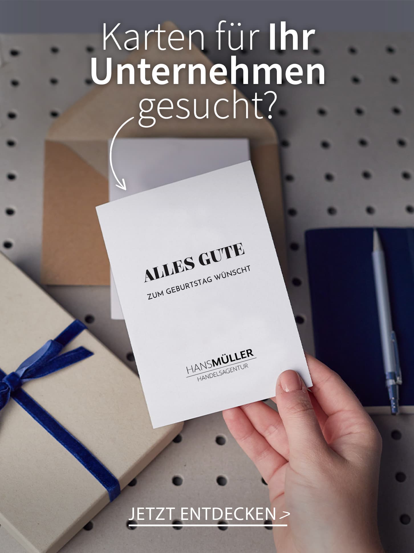 Geschäftliche Grußkarten