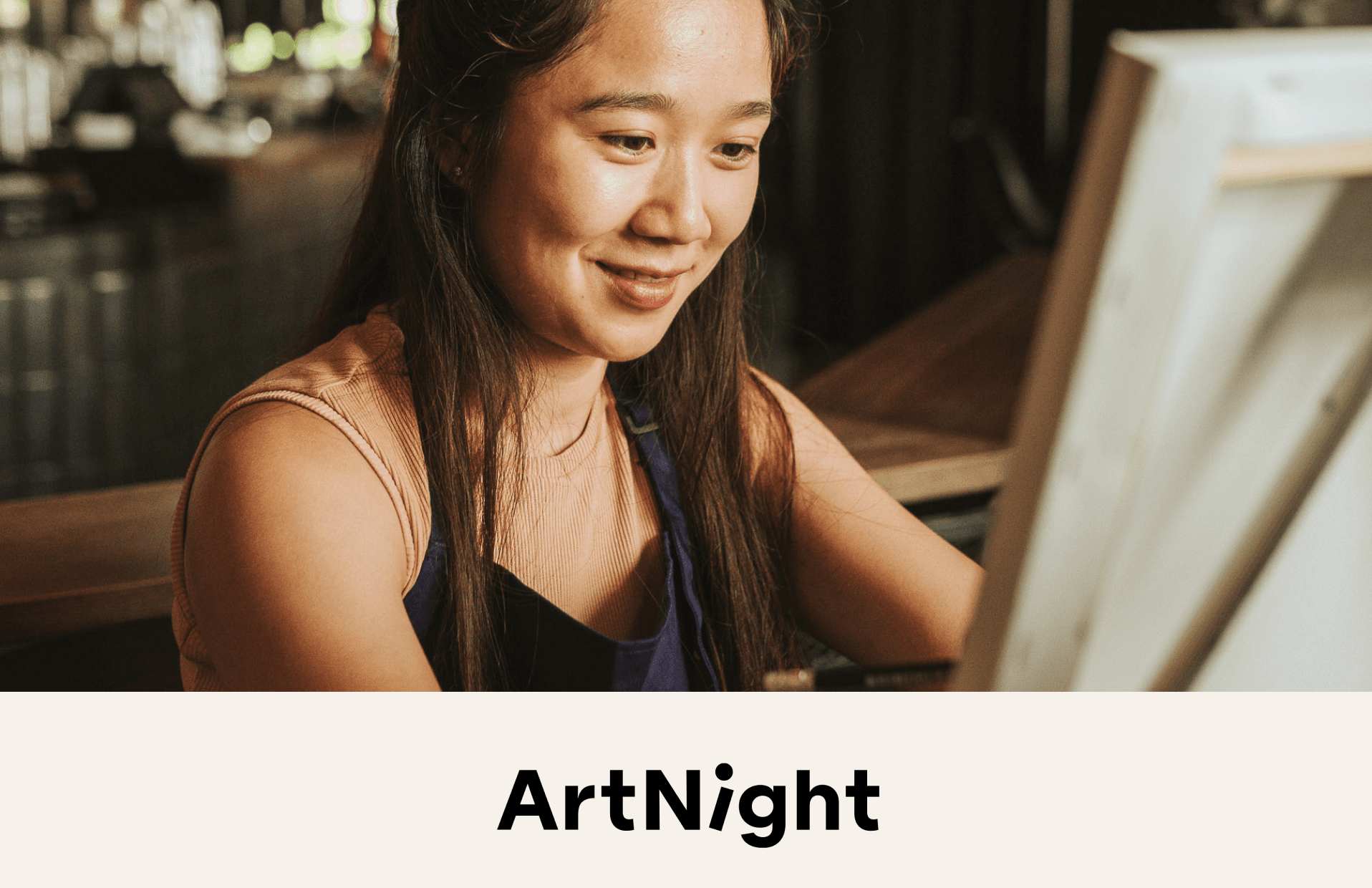 Artnight, Keilrahmen bemalden