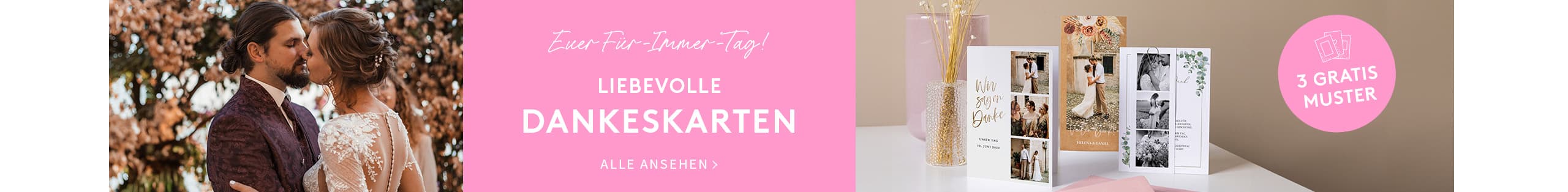 salebanner-Dankeskarten