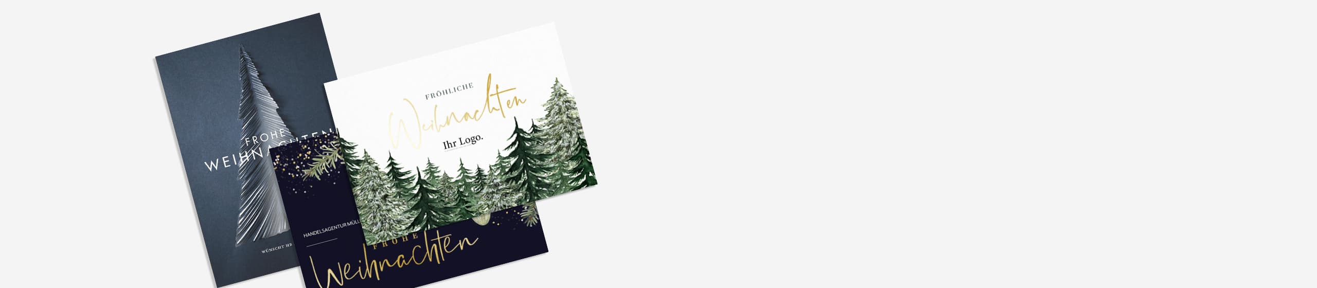 Stilvolle Weihnachtskarten