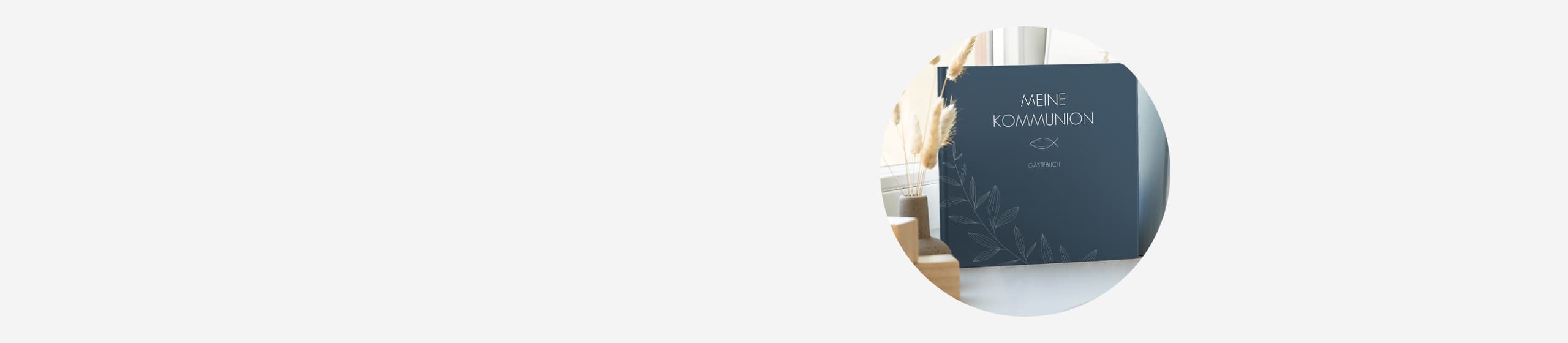 Kommunion Gästebuch Schritte