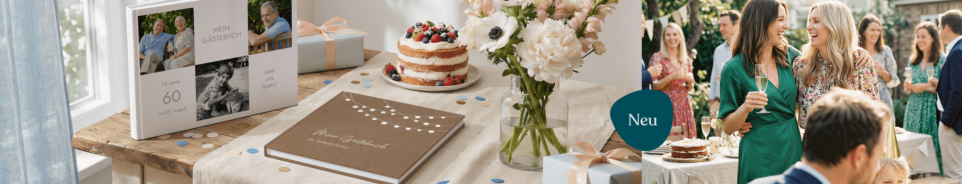 Gästebücher zum Geburtstag