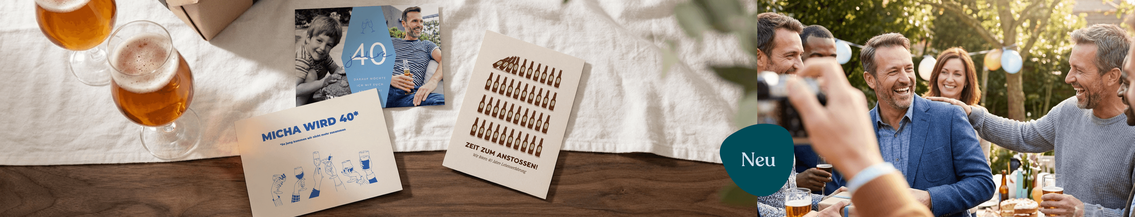 40. Geburtstagseinladungen für Männer