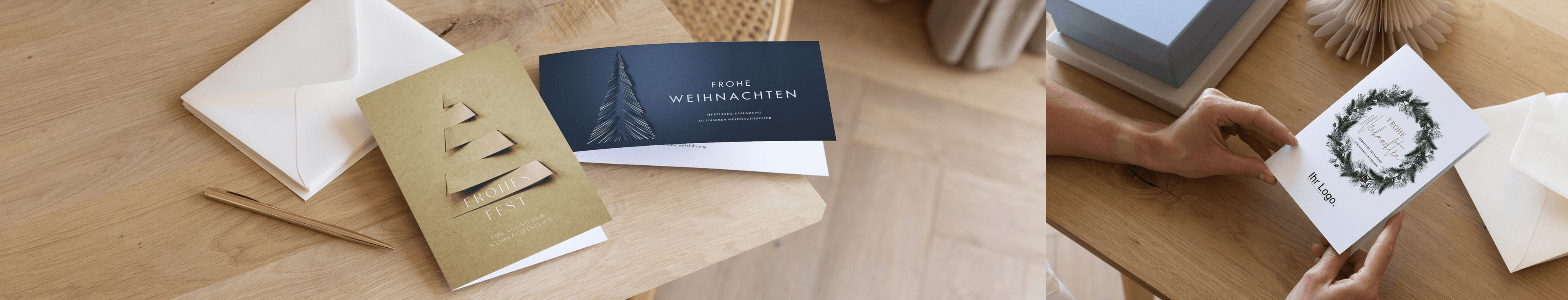Karten zur Weihnachtsfeier