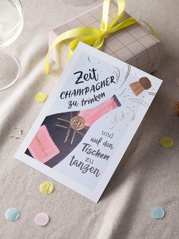 Champagner Feier